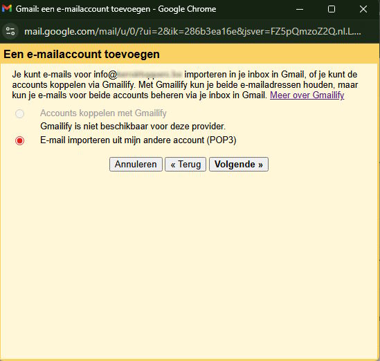 Gmail stap 5