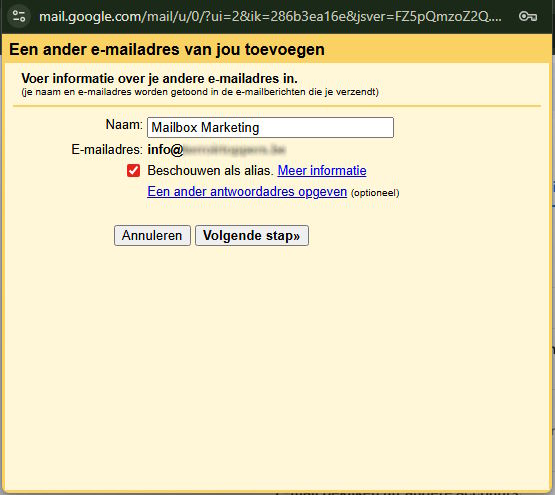 Gmail stap 8