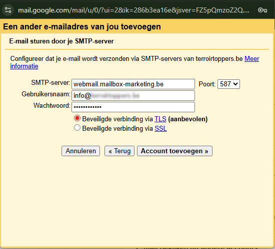 Gmail stap 9