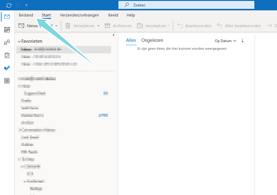 Outlook stap 1