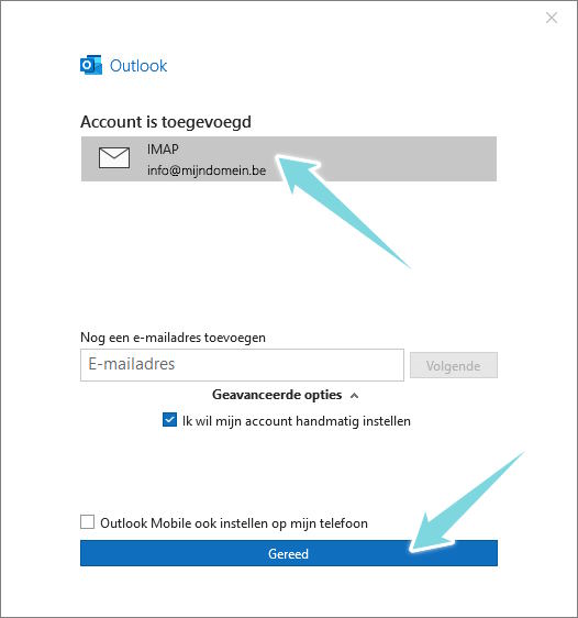 Outlook stap 7