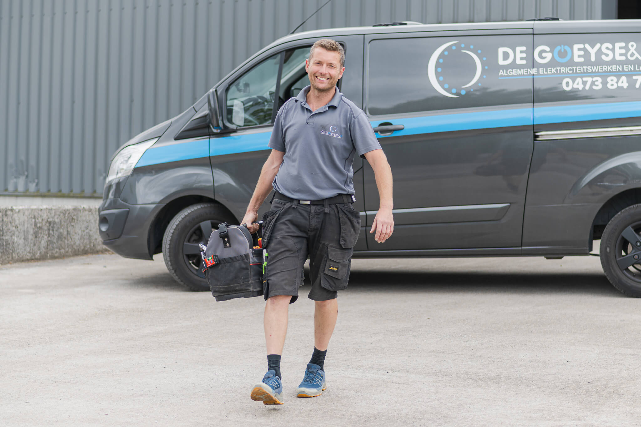 Elektrische installatie in beeld voor De Goeyse & Co