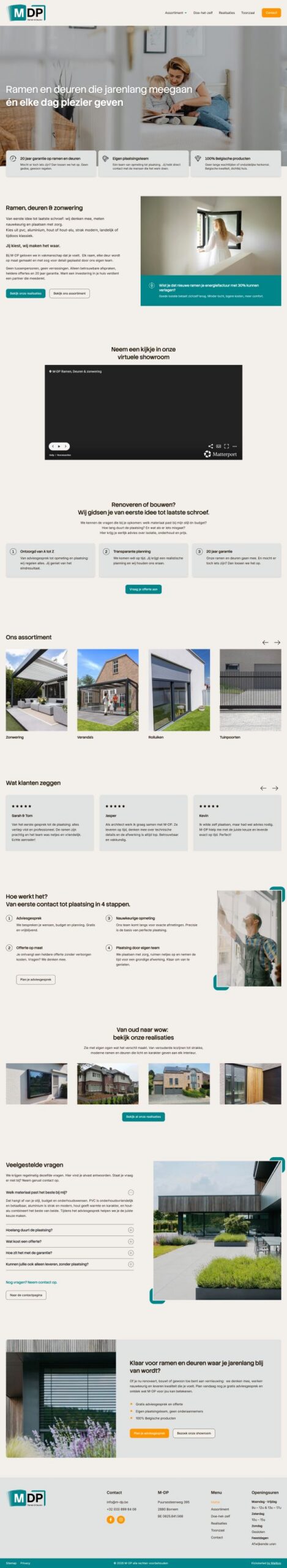 De website van M-DP