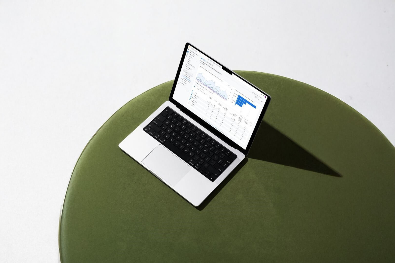 google analytics mockup
