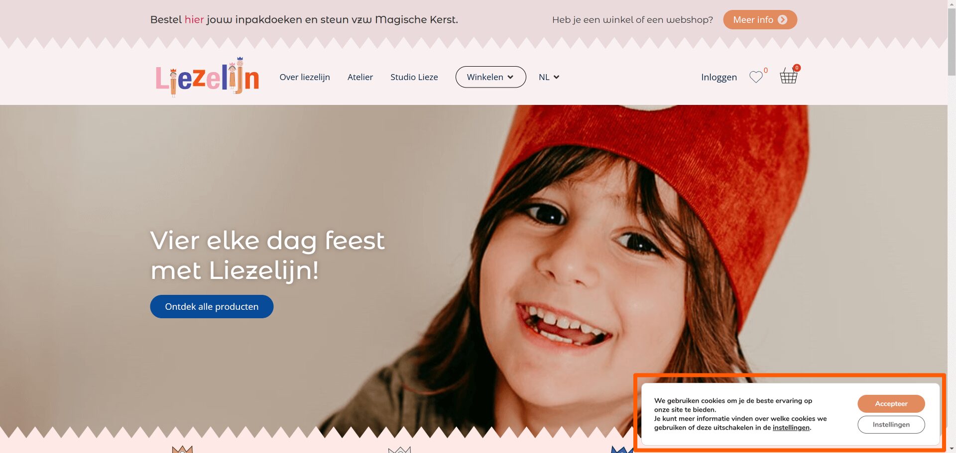 liezelijn cookiebanner